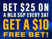 Main image of the thread: Bet $25 on MLB Same Game Parlay Every Saturday and Get a $10 Free Bet (New + Existing Customers)