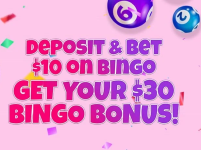 Main image of the thread: Make Your First Time Deposit of $10 and Wager Your $10 Deposit on Bingo Tickets to Get $30 Bingo Bonus (New Customers)