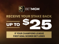 Main image of the thread: Get Your Stake Back Up to $25 if Your Champions League First Goal Scorer Bet Loses (New + Existing Customers)