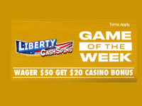 Main image of the thread: Wager $50 on Liberty Cash Spins for $20 Casino Bonus (New + Existing Customers)
