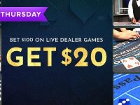 Main image of the thread: Every Thursday in June Bet $100 on Any Live Dealer Game and Get a $20 Bonus (New + Existing Customers)