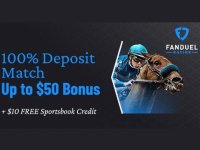 Main image of the thread: Join FanDuel Racing and Get 100% Deposit Match Up to $50 + $10 in Sportsbook Credit (New + Existing Customers)