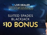 Main image of the thread: Get a $10 Bonus for Every Suited Spades Blackjack at Any Live Dealer Blackjack Table (New + Existing Customers)