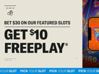Main image of the thread: Bet $30 on Featured Slots and Get $10 Freeplay (New + Existing Customers)