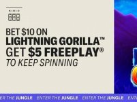 Main image of the thread: Bet $10 on Lightning Gorilla and Get $5 Freeplay (New + Existing Customers)