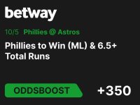 Main image of the thread: Phillies @ Astros Odds Boost (New + Existing Customers)