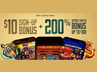 Main image of the thread: New Users Get a 200% Deposit Match Bonus up to $100 + $10 Registration Bonus (New Customers)