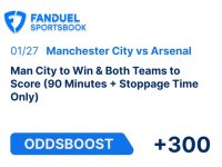 Main image of the thread: Manchester City vs Arsenal Odds Boost (New + Existing Customers)